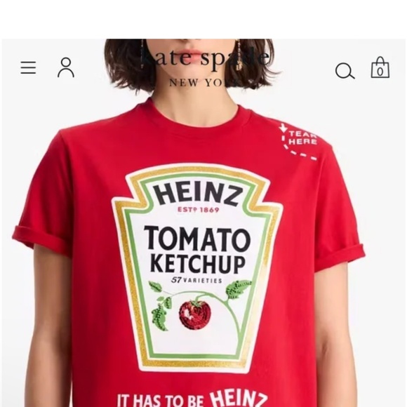 KATE SPADE HEINZ TOP - Picture 3 of 3